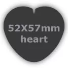 52X57 heart